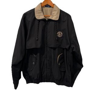 LA MODE Nissan Open Riviera C.C. Zip Front Jacket Large Black